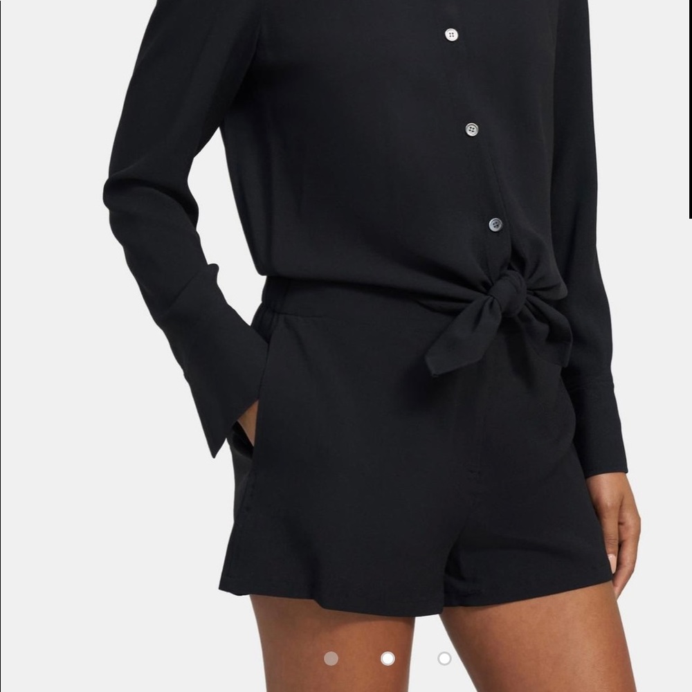 Theory black Short Jumpsuit in size 12